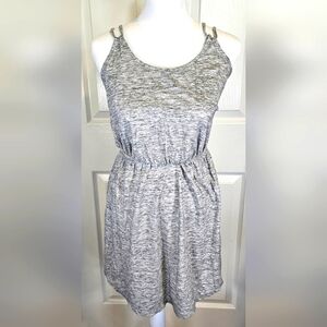 Express, gray, sleeveless, lightweight, racerback dress. Size XS